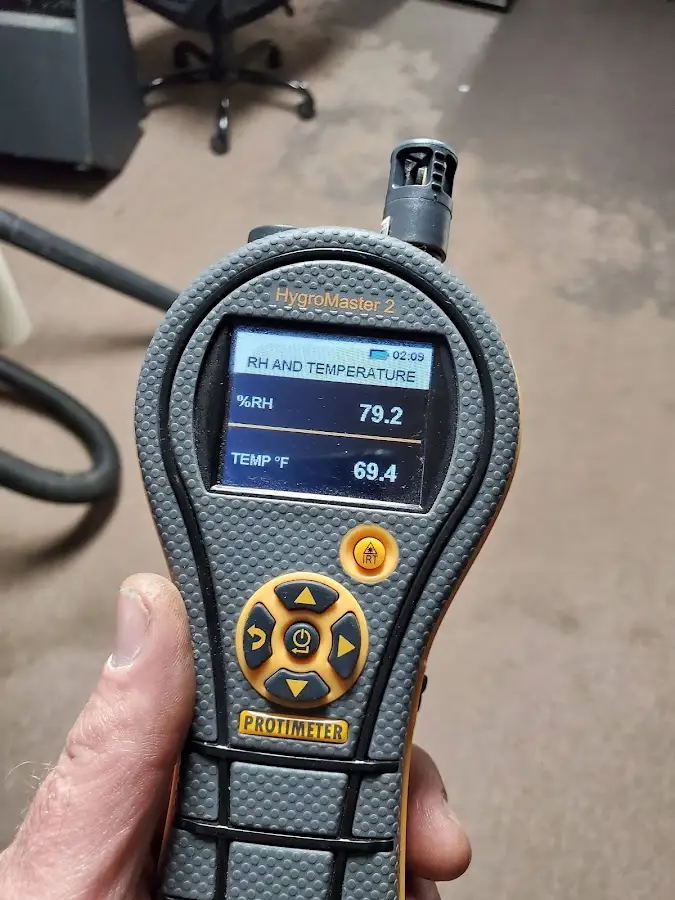 Moisture meter humidity assessment for Fire & Smoke Damage Restoration in Camp Hill