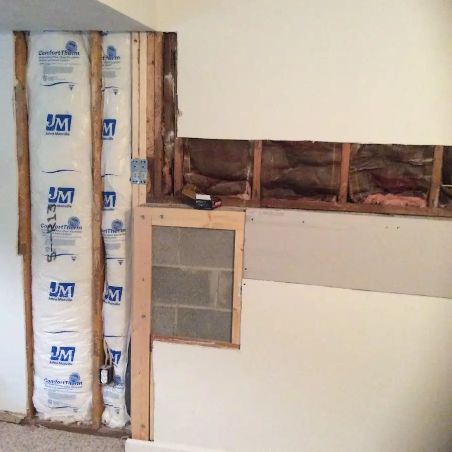 Wall insulation replacement during Structural Drying in Camp Hill